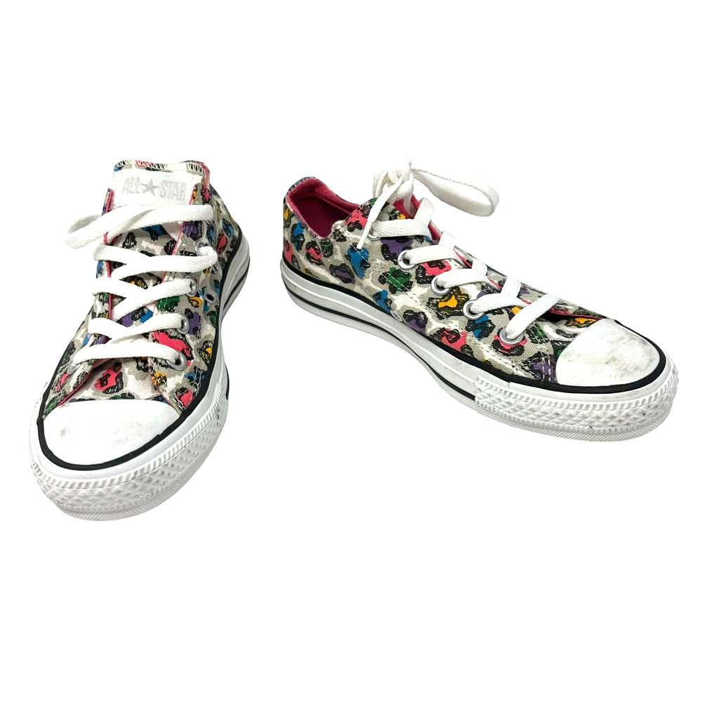 Converse‎ All Star size womens 6 chuck taylor colorful leopard print